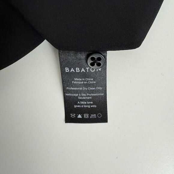 Babaton Aritzia Hamelin Black Jacket Blazer Double Breasted Long Sleeve Sz M - Picture 11 of 15